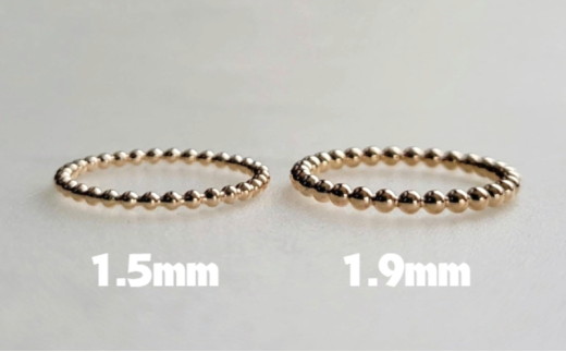 K14GF リング アクセサリー ゴールド ボールワイヤー リング 選べるサイズ 指輪 アクセサリー ジュエリー K14 ゴールドフィルド リング レディース メンズ ペア シンプル 一点もの 華奢リング ピンキーリング かわいい おしゃれ プレゼント ギフト 贈り物 FABBRICA OSAWA 神奈川 湘南 藤沢