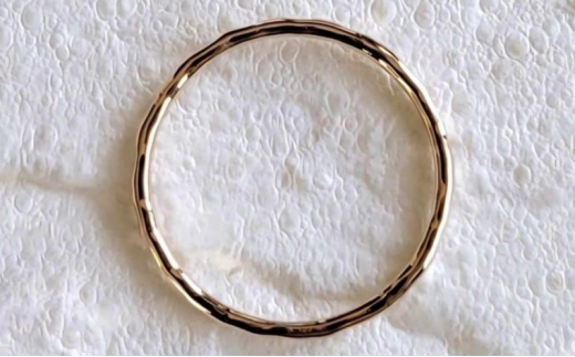 アクセサリー K14GF 槌目リング 2ミリ幅 選べるサイズ 指輪 アクセサリー ジュエリー K14 ゴールドフィルド リング レディース メンズ ペア シンプル 一点もの 華奢リング ピンキーリング ペアリング かわいい おしゃれ プレゼント ギフト 贈り物 10000円 FABBRICA OSAWA 神奈川 湘南 藤沢