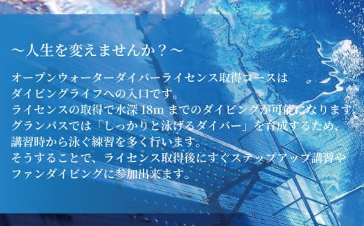 ダイビング ライセンス 取得 1名 3日間 ダイバーライセンス ダイビングライセンス オープンウォーター ダイバー ダイブ マリンスポーツ マリン スポーツ 検定 資格 首都圏 関東 神奈川 藤沢 ウェットスーツ レンタル 海 海岸 砂浜 ビーチ チケット 試験 体験 講習 観光 旅行 グランパス 湘南