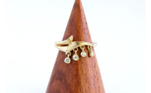 スズラン K10 ダイヤモンド ピンキーリング レディース ジュエリー アクセサリー 1号～7号 ジュエリー 指輪 ゆびわ リング りんぐ ring レディース シンプル 一点もの おしゃれ かわいい プレゼント ギフト 株式会社菜畑 神奈川 湘南 藤沢 