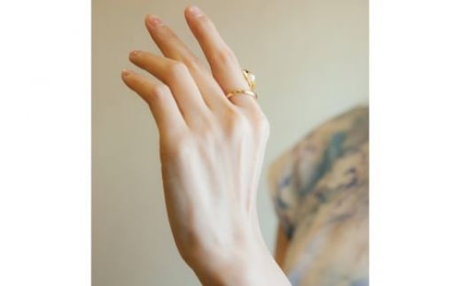 Calla K10 パールリング 指輪 ゆびわ リング アクセサリー  レディース ジュエリー じゅえりー【7号～15号】 ぱーる りんぐ ring レディース シンプル 一点もの おしゃれ かわいい プレゼント ギフト SERENDIPJEWEL 株式会社菜畑 神奈川 湘南 藤沢