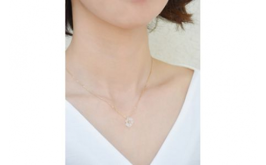 プリムローズ primrose K10 クオーツ ダイヤモンド ネックレス レディース ジュエリー アクセサリー