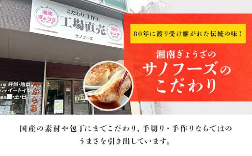 餃子 ぎょうざ 192個 (48個 × 4 パック) 肉汁たっぷり 大きい 国産 ブランド豚 神奈川 湘南 藤沢