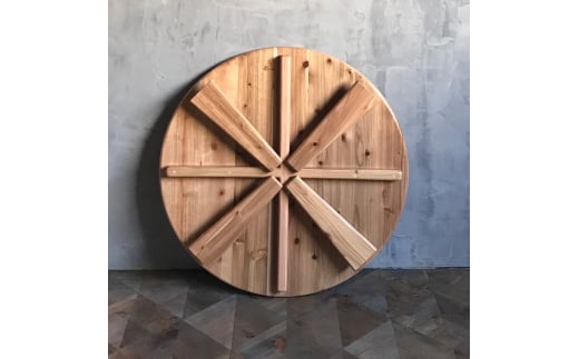 ちゃぶ台 直径72cm 癒やし 無垢材 ダイニング インテリア 木製 ハンドメイド 家具 カグ かぐ テーブル てーぶる デスク 机 おしゃれ かわいい 杉 ビンテージ 椅子 日用品 リビング キッチン 市場家具 いちば イチバ 85ファニチャー 国産 神奈川 湘南 藤沢