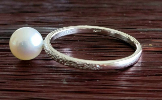 アクセサリー シルバー 淡水パール リング 指輪 リング ジュエリー パール 真珠 アクセサリー ジュエリー リング レディース メンズ ペア シンプル 一点もの かわいい プレゼント りんぐ ring  SILVER ギフト 贈り物 FABBRICA OSAWA 神奈川 湘南 藤沢
