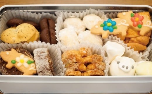 クッキー 缶 焼菓子 9種 くっきー おかし スイーツ すいーつ おやつ 美味しい 手作り ドルチェ デザート ギフト 詰め合わせ セット プレゼント 贈り物 誕生日 ご褒美 お取り寄せ 人気 かわいい 美味しい モングーテ モン・グーテ 神奈川 湘南 藤沢
