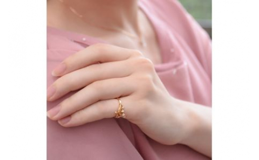 スズラン K10 ダイヤモンド ピンキーリング レディース ジュエリー アクセサリー 1号～7号 ジュエリー 指輪 ゆびわ リング りんぐ ring レディース シンプル 一点もの おしゃれ かわいい プレゼント ギフト 株式会社菜畑 神奈川 湘南 藤沢 