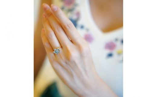 ブルースター blue star K10 トパーズ ダイヤモンド リング レディース ジュエリー アクセサリー 【7号～14号】指輪 ゆびわ りんぐ ring レディース シンプル 一点もの おしゃれ かわいい プレゼント ギフト 株式会社菜畑 神奈川 湘南 藤沢