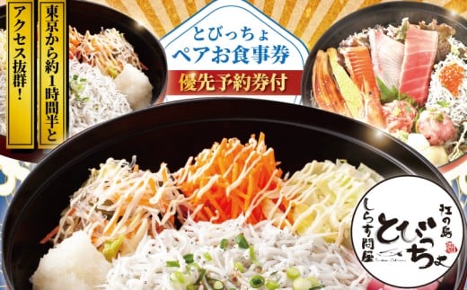 しらす問屋とびっちょ ペアお食事券（2名様1組分）江の島