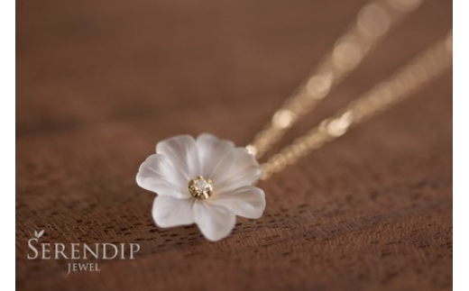 プリムローズ primrose K10 クオーツ ダイヤモンド ネックレス レディース ジュエリー アクセサリー