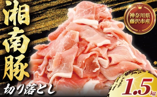 湘南豚　切り落し　1.5kg　【神奈川県産豚】 豚肉 切り落とし 国産 肉 ポーク 小分け 250g 冷凍 生姜焼き 野菜炒め 豚汁 豚丼 人気 おすすめ 藤沢市