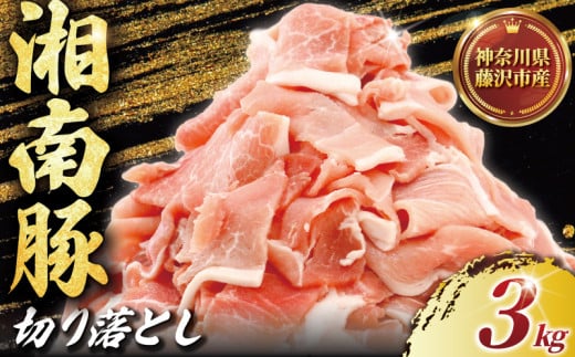 湘南豚　切り落し　3.0kg　 【神奈川県産豚】 豚肉 切り落とし 国産 肉 ポーク 小分け 250g 冷凍 生姜焼き 野菜炒め 豚汁 豚丼 人気 おすすめ 藤沢市