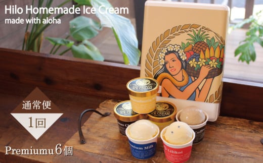 Hilo Homemade Ice Cream プレミアムアイスクリーム 130ml×6個 セット 神奈川 湘南 藤沢