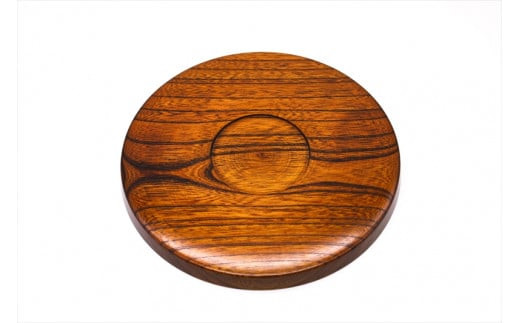 漆 仁取皿 (ニトリ皿) ケヤキΦ24cm　【お皿 グッドデザイン賞受賞 木 雑貨 食器 プレゼント おしゃれ 日本製 神奈川県小田原市】