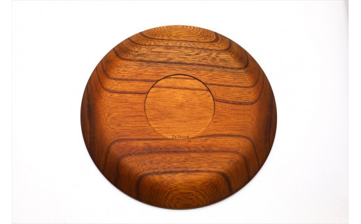 Zelkova皿　24cm 【お皿 木 雑貨 食器 プレゼント おしゃれ プレート 大皿 日本製 神奈川県小田原市】