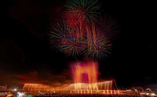 小田原酒匂川花火大会　協賛観覧席自由席（1名分）相席テーブル付 【 イベント 体験チケット2025年8月2日 開催 観覧席 ６人掛けテーブル席 相席 神奈川県 小田原市 】