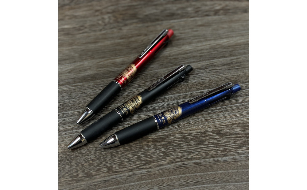 【ブルー】【小田原城限定デザイン　ジェットストリーム多機能ペン4＆1 】