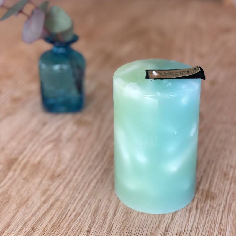 グラデーション円柱キャンドル【防災 停電 キャンプ 癒し アウトドア おしゃれ シンプル ろうそく ロウソク ローソク 仏壇 リラックス 北欧 ナチュラル インテリア雑貨 日用品雑貨 生活雑貨 神奈川県 小田原市 】