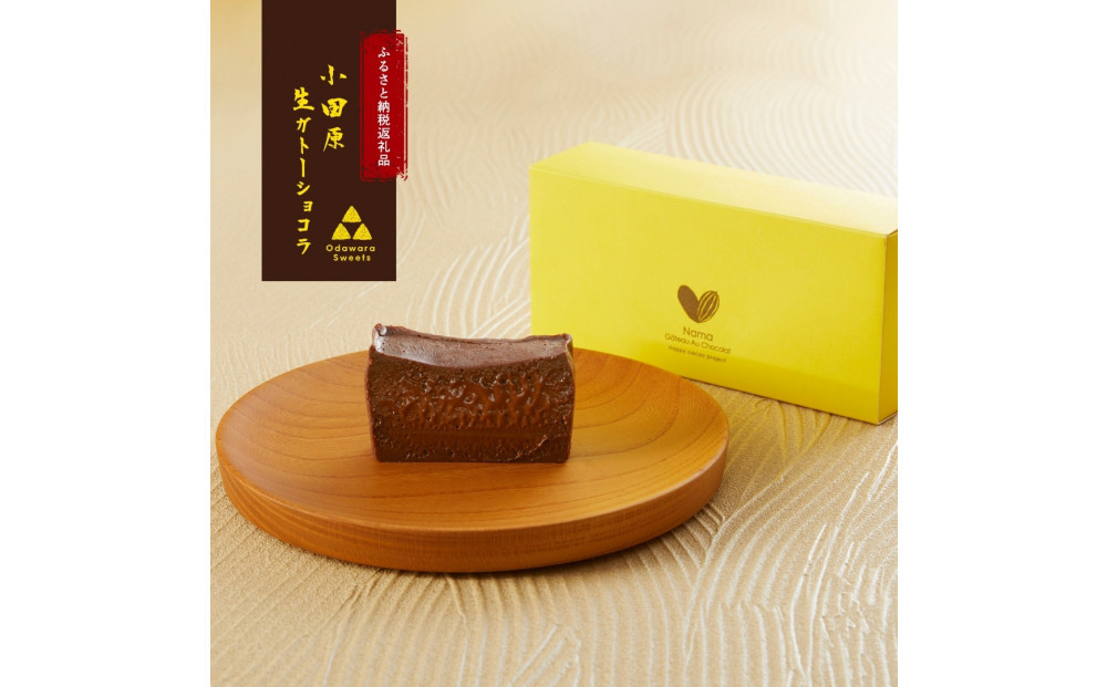 欅の仁取皿と生ガトーショコラ。小田原の伝統を受け継いだお皿と小田原の極上スイーツ(300g)のコラボ商品【チョコレート 特濃厚 濃密な味わい 極上の口溶け 極上のチョコレート 一流の料理人 カカオの風味やコク カカオ 至極の逸品 神奈川県 小田原市 】