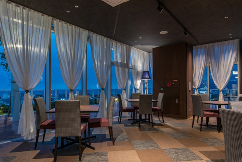 レストラン【スカイダイニング】お食事券　◆ディナー1名様◆【おひとり様 しゃぶしゃぶ コース料理 小田原市街を一望 14階の展望レストラン 特別な空間 プレゼント お祝い ご褒美 夜景 相模湾 神奈川県 小田原市 】