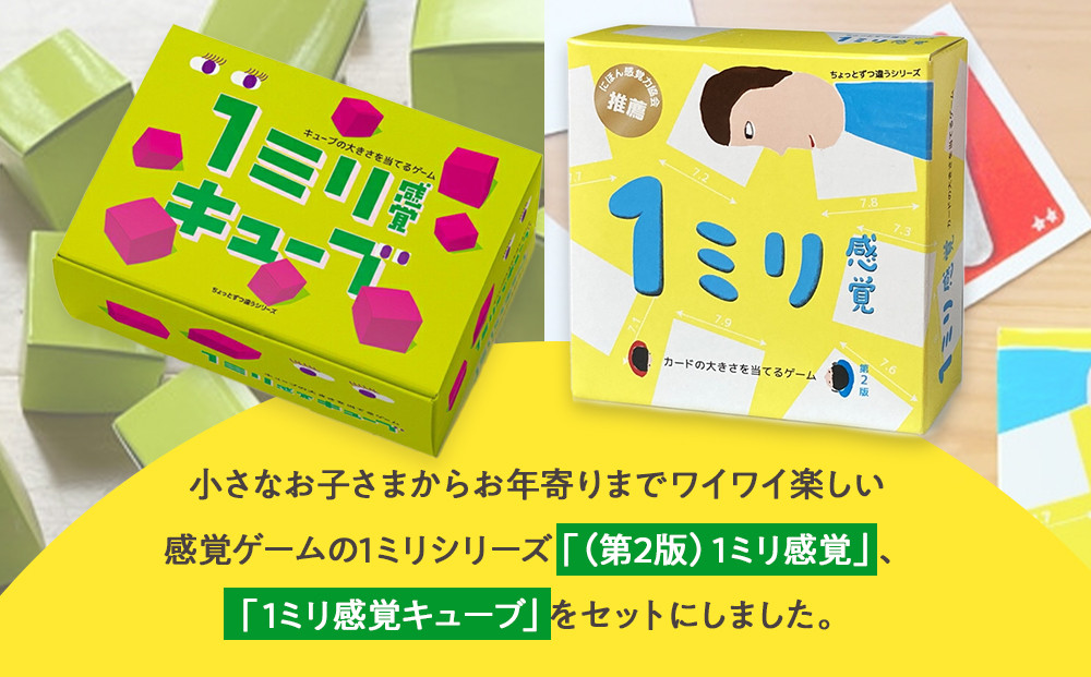 感覚ゲーム『目測1ミリセット』（1ミリ感覚　第2版、1ミリ感覚キューブ）【キッズデザイン賞優秀賞「経済産業大臣賞」、グッド・トイ受賞】【 テーブルゲーム 神奈川県 小田原市 】