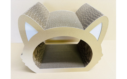 ねこの爪とぎ　みみCT　カラー；クラフト【 ペット用品 爪とぎ 神奈川県 小田原市 】