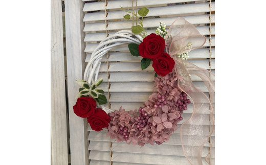 アーティフィシャルリース体験レッスン 【 フラワーアレンジメント 体験 チケット 神奈川県 小田原市 】