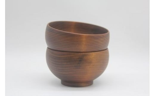 めいぼく椀テッラ小 2樹種セット(ブナ・サクラ)【めいぼく椀テッラ  10.5φ×6cm 手作り ウレタン塗装 国産天然木 おしゃれ プレゼント 記念 お祝い お椀 神奈川県 小田原市 】