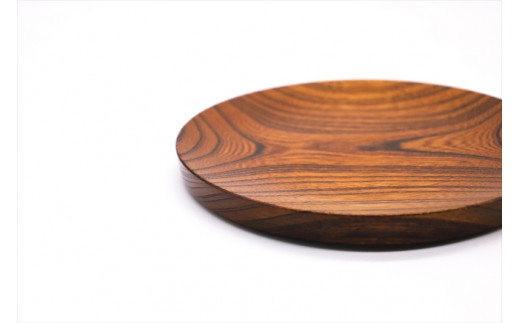 漆 仁取皿 (ニトリ皿) ケヤキΦ18cm　【お皿 グッドデザイン賞受賞 木 雑貨 食器 プレゼント おしゃれ 日本製 神奈川県小田原市】