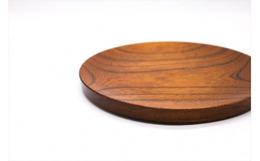 漆 仁取皿 (ニトリ皿) ケヤキΦ21cm　【お皿 グッドデザイン賞受賞 木 雑貨 食器 プレゼント おしゃれ 日本製 神奈川県小田原市】