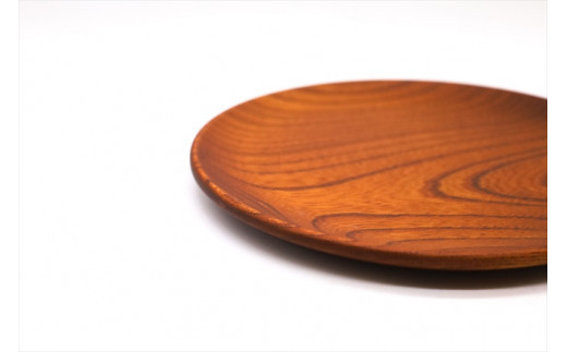 Zelkova皿　21cm 【お皿 木 雑貨 食器 プレゼント おしゃれ プレート 日本製 神奈川県小田原市】