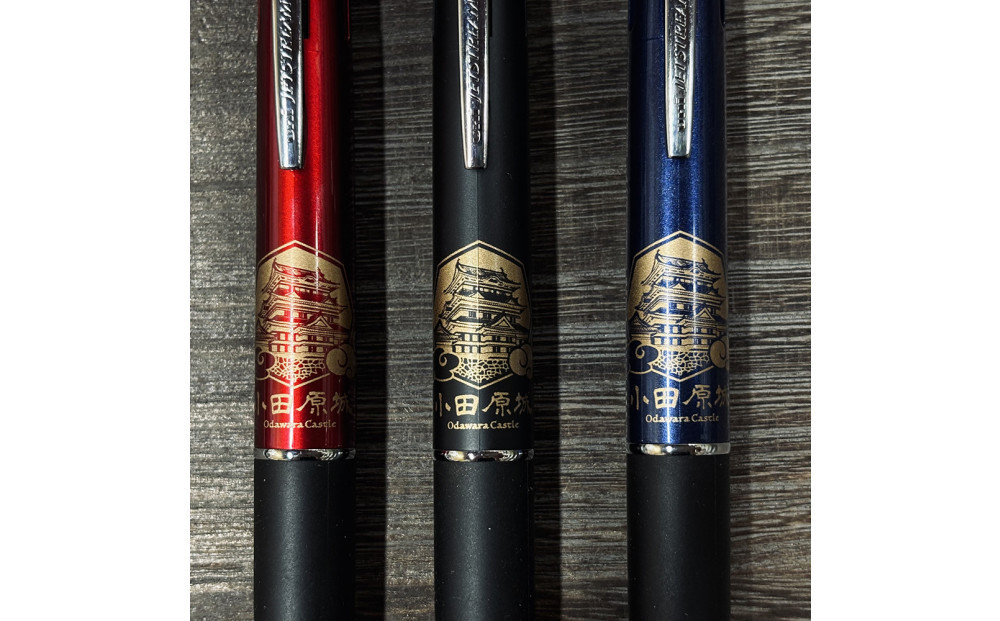 【ボルドー】【小田原城限定デザイン　ジェットストリーム多機能ペン4＆1 】