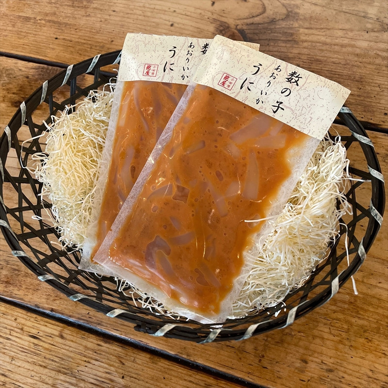 王様の塩辛 雲丹風味 2パック【あおりいか 塩辛 うに おつまみ 珍味 惣菜 海鮮 いかの塩辛 珍味 お取り寄せ 御中元 お中元 お歳暮 父の日 母の日 贈り物 日本酒 焼酎 】【神奈川県小田原市早川】