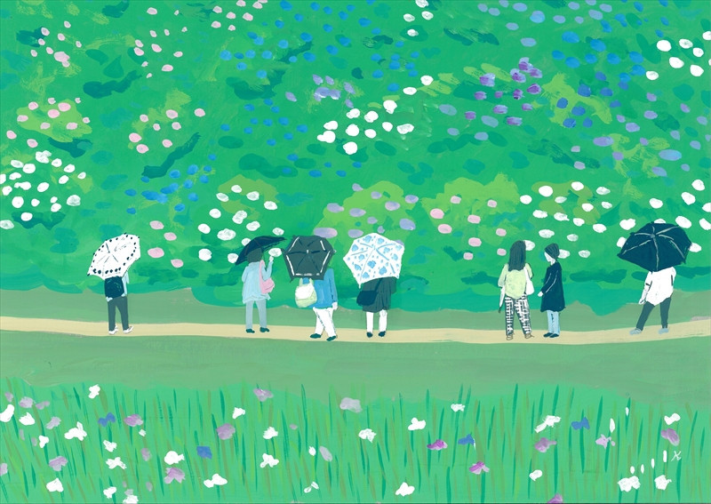 ポストカード８枚セット【絵はがきセット 小田原 100x148mm 風景絵はがき 8枚セット 風景 やわらかい やわらか描写 アート作品 屋内装飾 神奈川県 小田原市 】