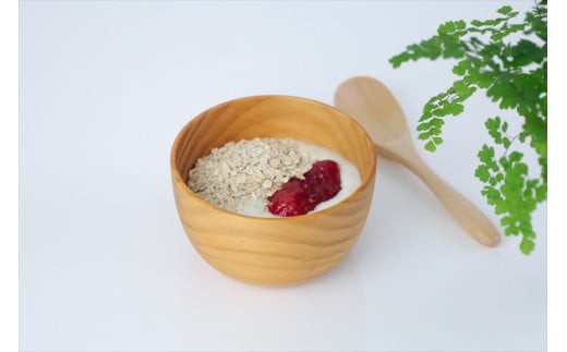 ヨーグルトボウル　木　雑貨　プレゼント　祝い　おしゃれ【 食器 神奈川県 小田原市 】