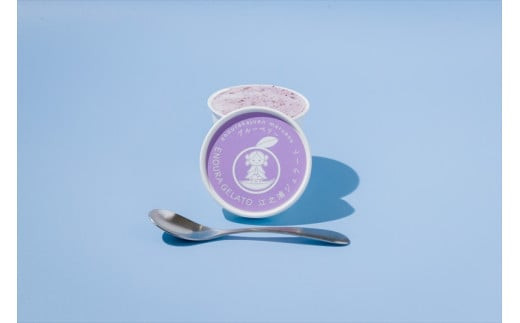 【定期便 3回】 小田原産江之浦ジェラート６種（みかん、湘南ゴールド、ブルーベリーミルク、いちごミルク、キウイヨーグルト、甘夏ヨーグルト）120mlカップ各２個合計１２個