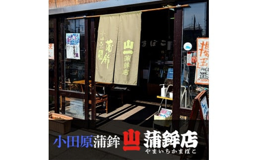 《小田原市 山一蒲鉾店》小田原名産 蒲鉾(白)1本 焼き蒲鉾1本 贈答品 自宅用 【 神奈川県 小田原市 】