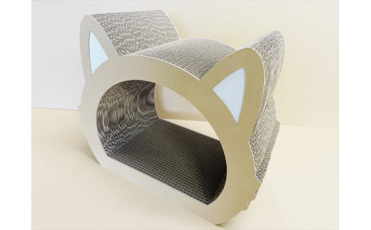 ねこの爪とぎ　みみCT　カラー；クラフト【 ペット用品 爪とぎ 神奈川県 小田原市 】