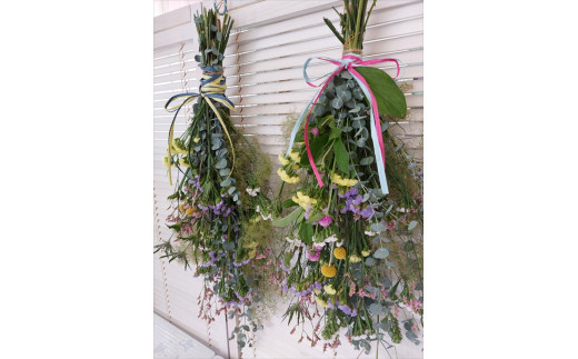 生花スワッグ体験レッスン 【 フラワーアレンジメント 体験 チケット 神奈川県 小田原市 】