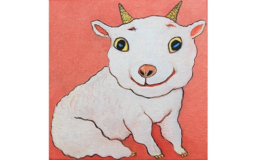 アーティストが『愛しいペットのポートレート』描きますサムホールサイズ スクエア 227×227mm【アート サムホールサイズ　油絵 横井山泰 美術 作家  227×227mm スクエア 神奈川県 小田原市 】