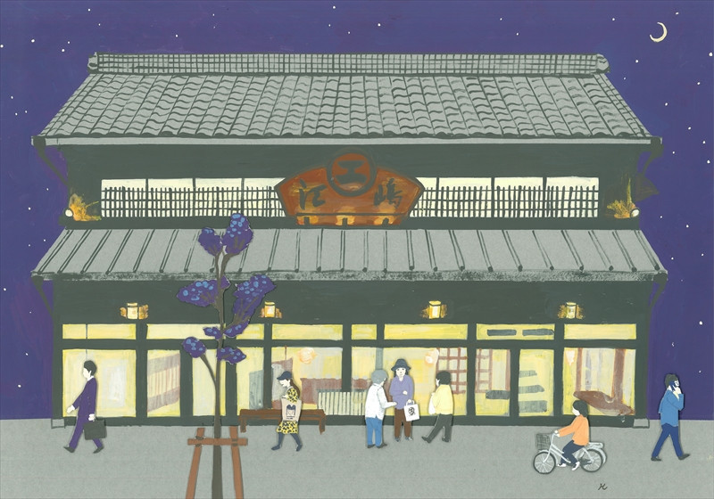 ポストカード3枚とミニブックセット【画家 風景描写 小田原 作品集 100x148mm 150x150mm 紙 絵はがき アートブック 小田原たてものさんぽ 建物　散歩 アート作品 屋内装飾 神奈川県 小田原市 】