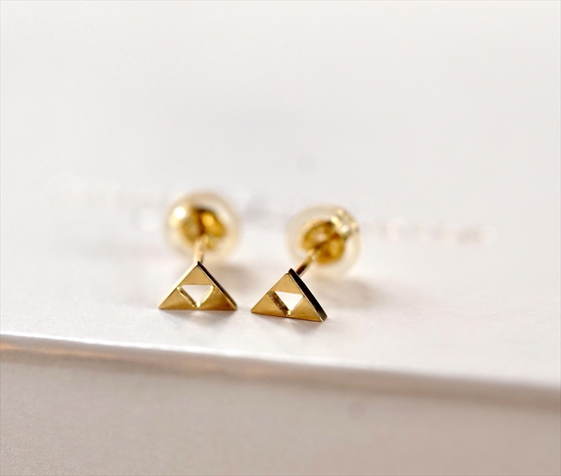 小田原北條　三つ鱗ピアス（スタッド小ペア）【 ジュエリー アクセサリー 神奈川県 小田原市 】