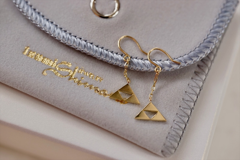 小田原北條　三つ鱗ピアス（フック大ペア）【 ジュエリー アクセサリー 神奈川県 小田原市 】