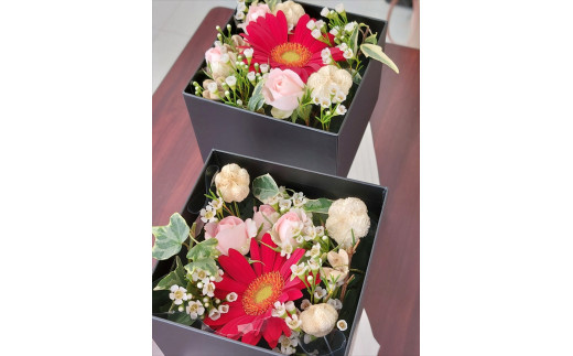 生花BOXアレンジ体験レッスン 【 フラワーアレンジメント 体験 チケット 神奈川県 小田原市 】