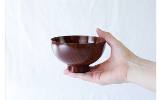 小田原漆椀ケヤキ 中　【お椀 食器 木 雑貨 汁椀 小田原漆器 プレゼント おしゃれ 日本製 神奈川県小田原市 】