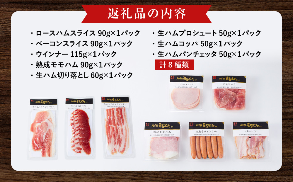 和豚もちぶた使用ハム・ソーセージ詰め合わせ【 惣菜 おかず 家庭用 自宅用 贈答品 贈答用 ギフト お取り寄せ お中元 お歳暮 贈り物 神奈川県 小田原市 】