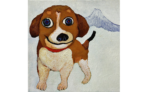 アーティストが『愛しいペットのポートレート』描きますサムホールサイズ スクエア 227×227mm【アート サムホールサイズ　油絵 横井山泰 美術 作家  227×227mm スクエア 神奈川県 小田原市 】
