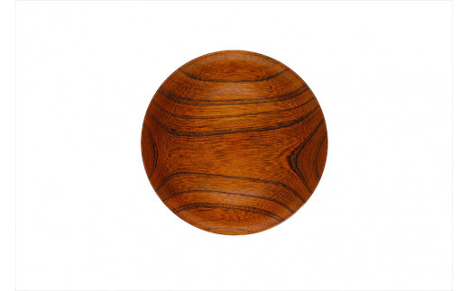 漆 仁取皿 (ニトリ皿) ケヤキΦ21cm　【お皿 グッドデザイン賞受賞 木 雑貨 食器 プレゼント おしゃれ 日本製 神奈川県小田原市】