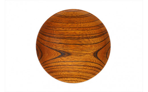 漆 仁取皿 (ニトリ皿) ケヤキΦ24cm　【お皿 グッドデザイン賞受賞 木 雑貨 食器 プレゼント おしゃれ 日本製 神奈川県小田原市】