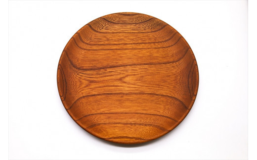 Zelkova皿　24cm 【お皿 木 雑貨 食器 プレゼント おしゃれ プレート 大皿 日本製 神奈川県小田原市】